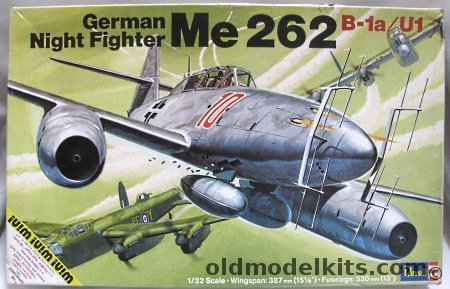 Revell 1/32 Me-262 B-1a/U1 Night Fighter, H275 plastic model kit